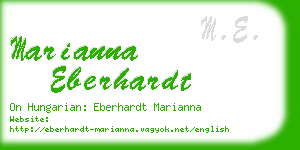 marianna eberhardt business card